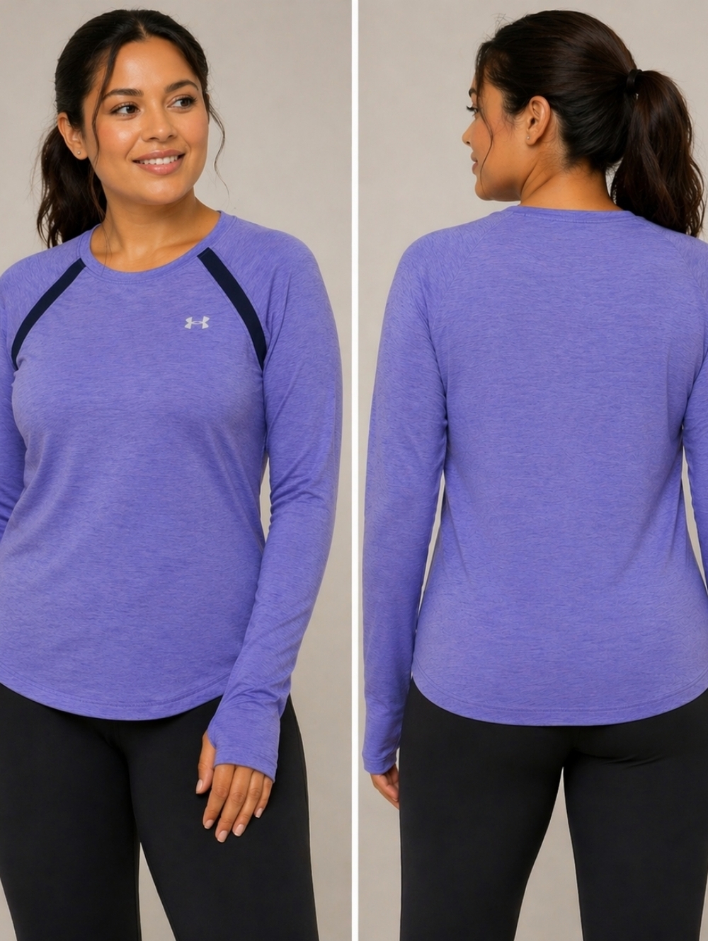 Under Armour Lavender Long Sleeve Top